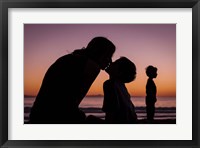 A Mother's Kiss Framed Print