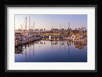 Marina Reflected Framed Print
