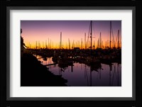 Marina Twilight Framed Print