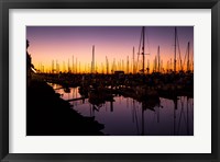 Marina Twilight Framed Print