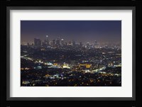 LA Skyline Framed Print