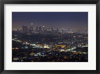 LA Skyline Framed Print