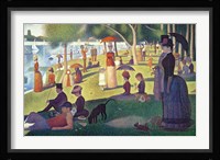 Sunday Afternoon on the Island of La Grande Jatte Framed Print