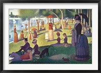 Sunday Afternoon on the Island of La Grande Jatte Framed Print