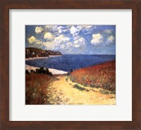 Meadow Rd. to Pourville Fine Art Print