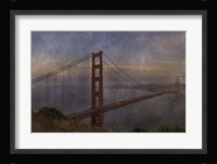 Golden Gate Bridge Rain Painterly Fine Art Print