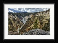 Lower Falls YNP Grand Canyon Framed Print