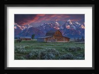 Mormon Row Barn Sunrise Fine Art Print