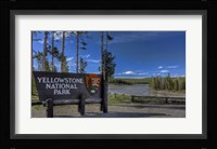 Yellowstone National Park Sign Fine Art Print