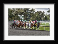 Into The Home Stretch Fine Art Print