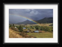 Montana Farm Rainbow Fine Art Print
