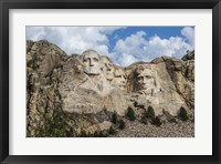Mount Rushmore In Day Framed Print