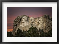 Mount Rushmore Framed Print