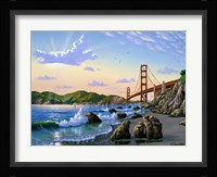 Golden Gate Sunset, CA 2 Fine Art Print
