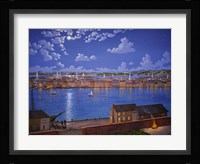 New York From Brooklyn Heights In 1848 Fine Art Print