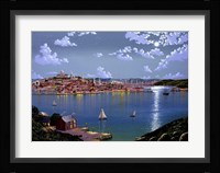 Boston From Dorchester Heights In 1848 Fine Art Print