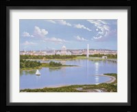 Washington, D. C. In 1885 Framed Print