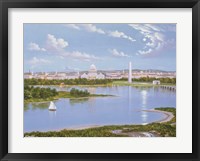 Washington, D. C. In 1885 Framed Print