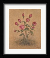 Bunch of Red Roses Framed Print