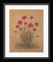 Bunch of Red Poppies Framed Print