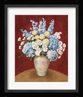 Floral O Framed Print