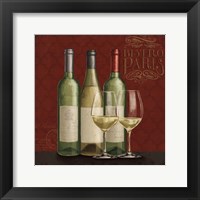 Bistro Paris White Wine Fine Art Print