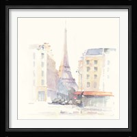 Paris Morning Square Framed Print