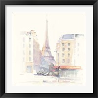 Paris Morning Square Framed Print
