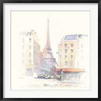 Paris Morning Square Framed Print