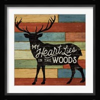 Lake Lodge II Framed Print