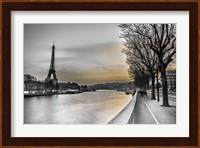 River Seine And The Eiffel Tower Fine Art Print