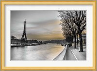 River Seine And The Eiffel Tower Fine Art Print