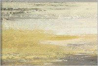 Siena Abstract Yellow Gray Landscape Fine Art Print