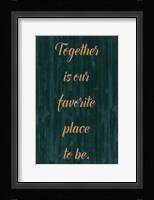 Spice Family Rules II Framed Print