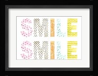 Pattern Sentiment III Framed Print