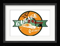 Garage Sign I Framed Print