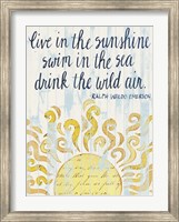 Sunny Day Words I Fine Art Print