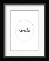 Golden Quote III Framed Print