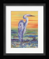Egret Sunset I Fine Art Print