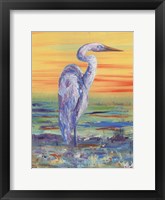 Egret Sunset I Fine Art Print