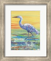 Egret Sunset II Fine Art Print