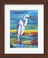 Yellow Heron I Fine Art Print