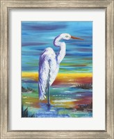Yellow Heron I Fine Art Print