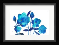 True Blue I Framed Print