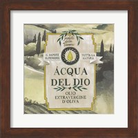 Olive Oil Labels I Fine Art Print