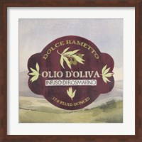 Olive Oil Labels II Fine Art Print