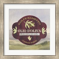 Olive Oil Labels II Fine Art Print