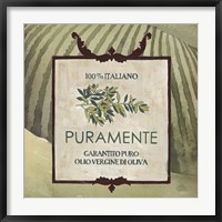 Olive Oil Labels III Fine Art Print