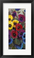 Pansy Panel II Framed Print