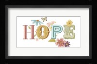 Beautiful Words II Framed Print